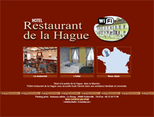Tablet Screenshot of hotelrestauranthague.com